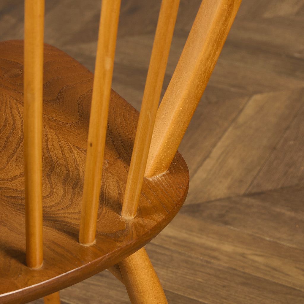 アーコール ERCOL ヴィンテージ 4本 スポーク フープバックチェア ラウンドゴールドラベル #89772