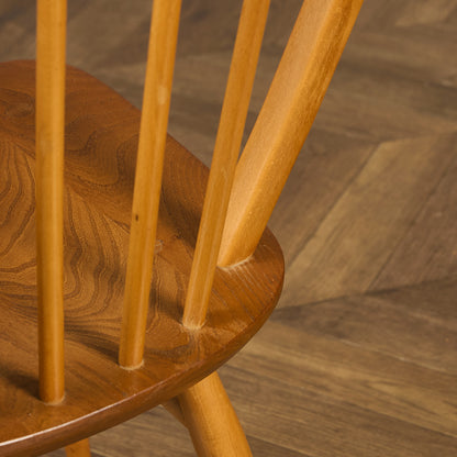 アーコール ERCOL ヴィンテージ 4本 スポーク フープバックチェア ラウンドゴールドラベル #89772