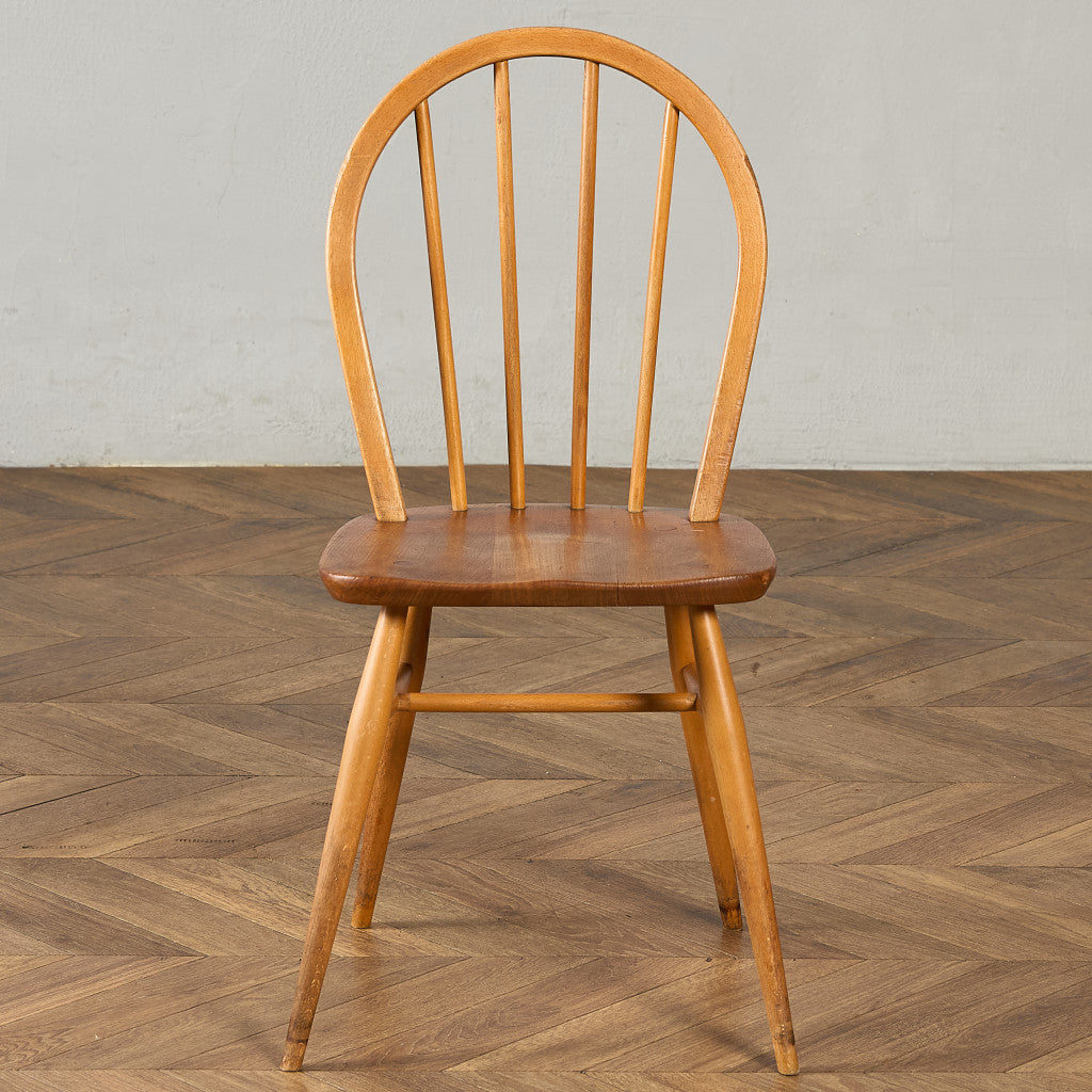 【！送料別！】 ercol フープバックチェア 4本 スポーク アーコール ダイニングチェア 英国 ヴィンテージ 曲木 椅子 エルム 天然木 イギリス 92644 アーコール ERCOL ヴィンテージ 4本 スポーク フープバックチェア