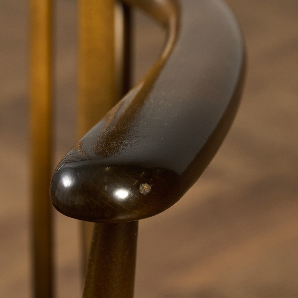 ヴィンテージ クエーカー アームチェア ラウンドゴールドラベル