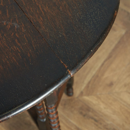 英国クラシック ドロップリーフ ゲートレッグテーブル