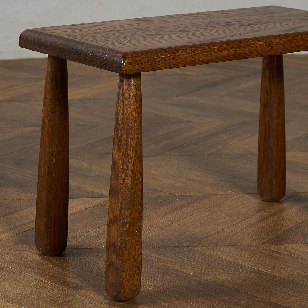 オランダ製 オーク無垢材 ネストテーブル