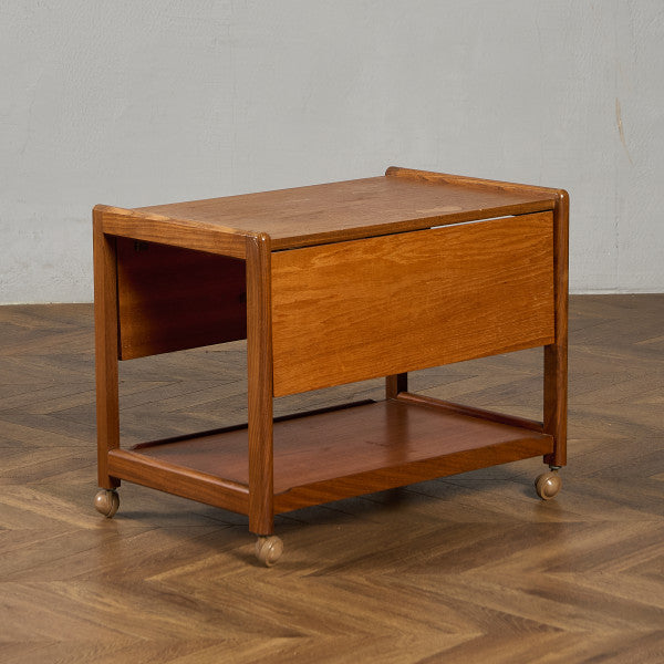 英国 ヴィンテージ ドロップリーフ トロリーワゴン