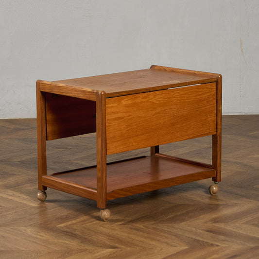 英国 ヴィンテージ ドロップリーフ トロリーワゴン