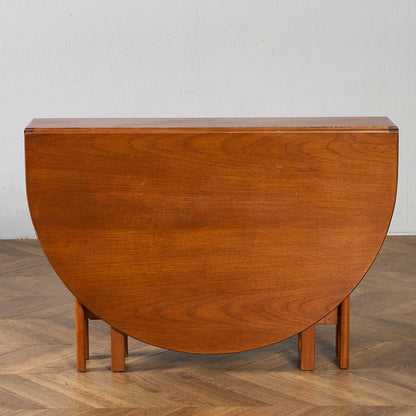 ドロップリーフゲートレッグテーブル