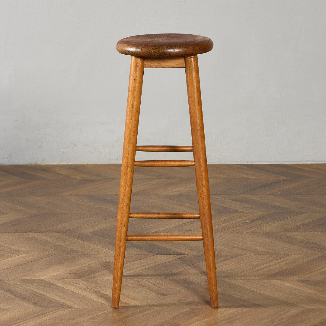 イギリス ヴィンテージ ハイ スツール