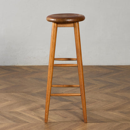 イギリス ヴィンテージ ハイ スツール
