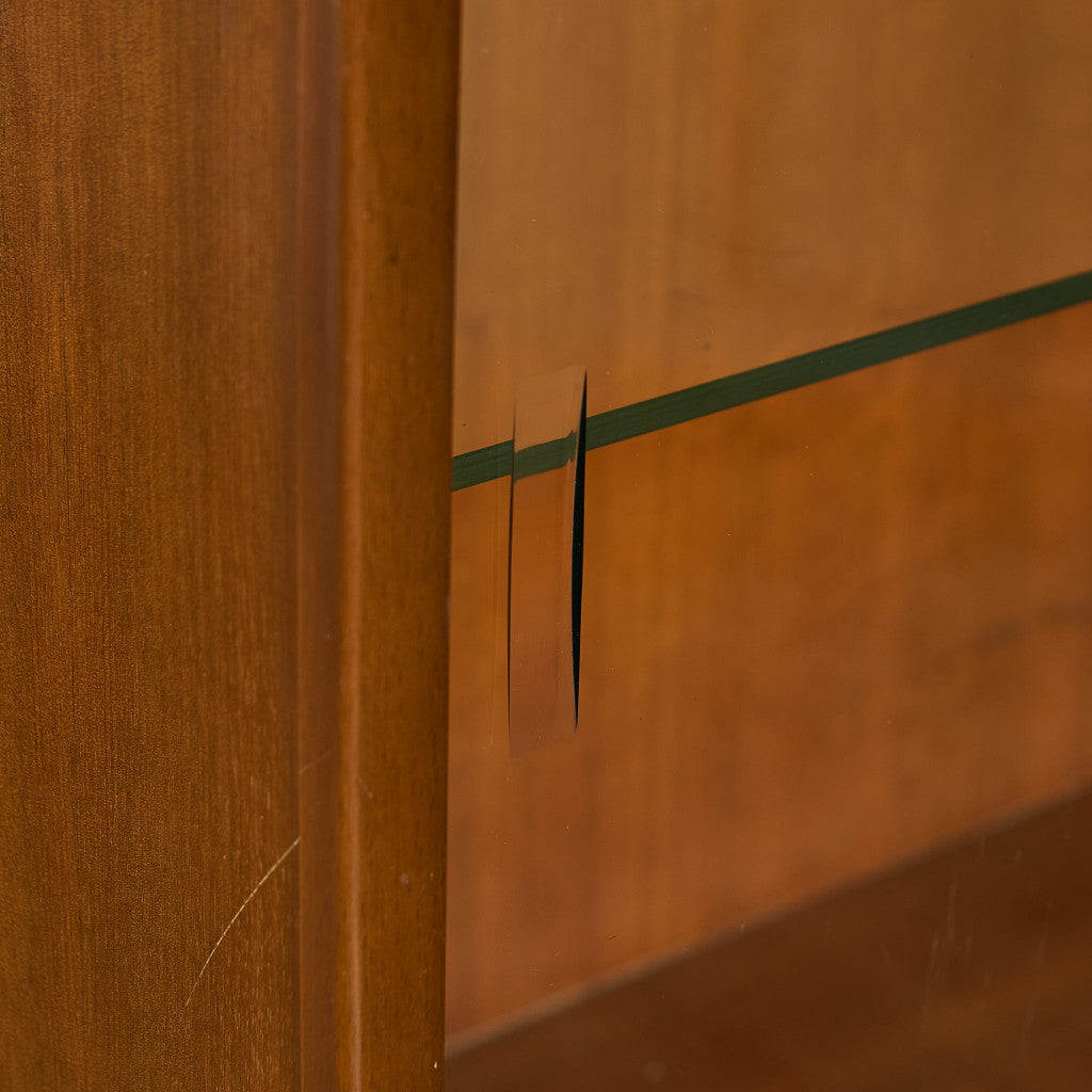 ヴィンテージ ガラス キャビネット ブックケース