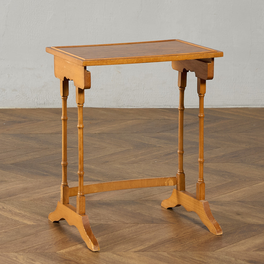 英国 クラシック イチイ ネストテーブル #95461