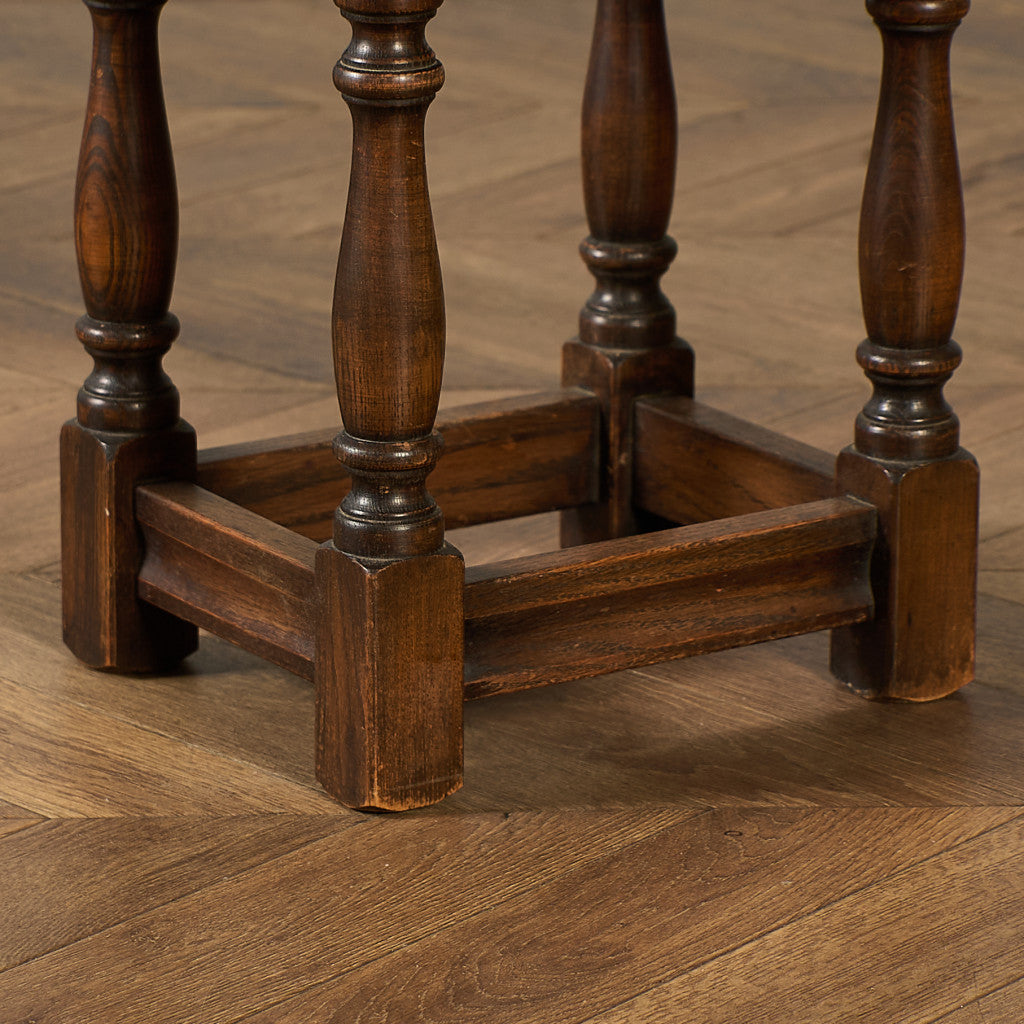 英国 クラシック オーク材 ネストテーブル