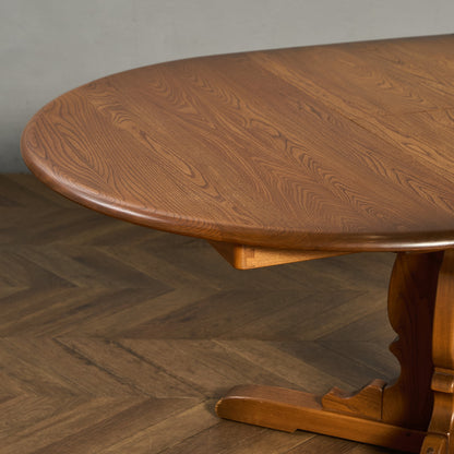 エクステンション ラウンドダイニングテーブル (2700)  ラウンドゴールドラベル