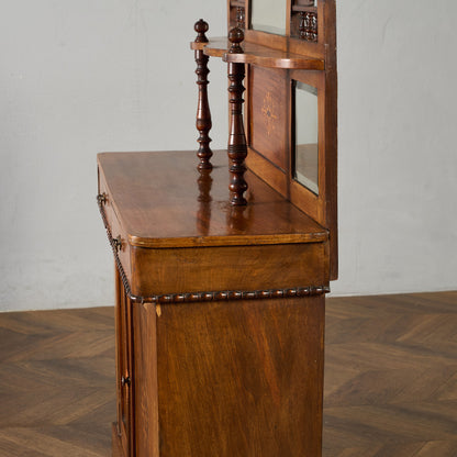 英国 アンティーク ミラーバック サイドボード シフォニア