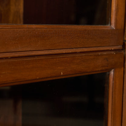 英国 クラシック 3段 スタッキング ブックケース