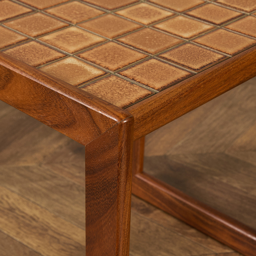 英国 ヴィンテージ タイルトップ ネストテーブル #91883