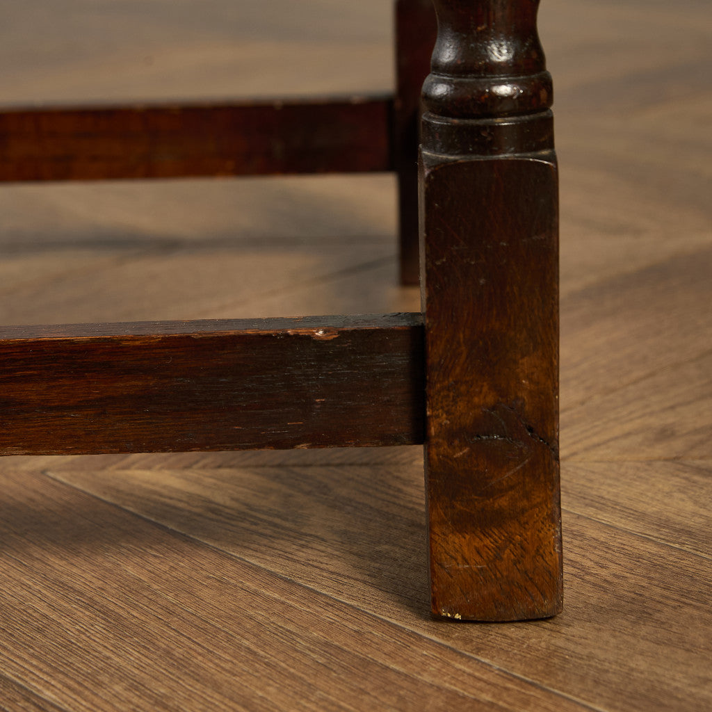 英国 クラシック オーク材 サイドテーブル