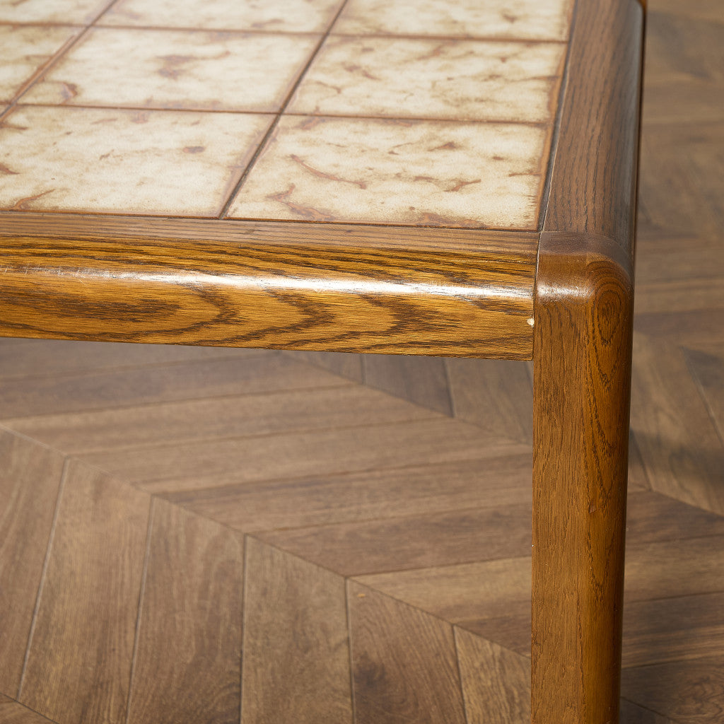 ベルギー ヴィンテージ タイルトップ コーヒーテーブル センターテーブル