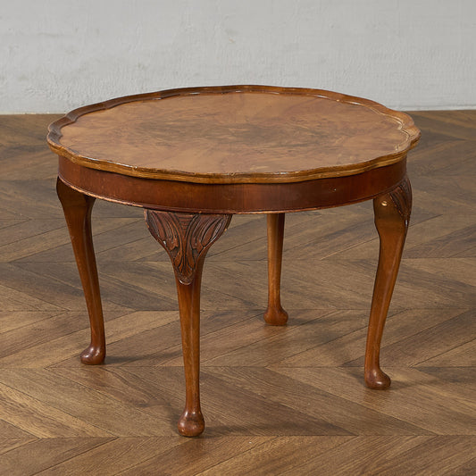 英国 クラシック クイーンアン様式 ラウンド センターテーブル ローテーブル