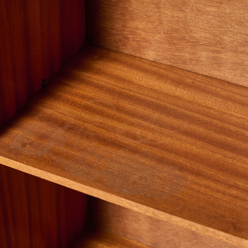 ヴィンテージ ガラスブックケース カスタム アイアン ヘアピンレッグ