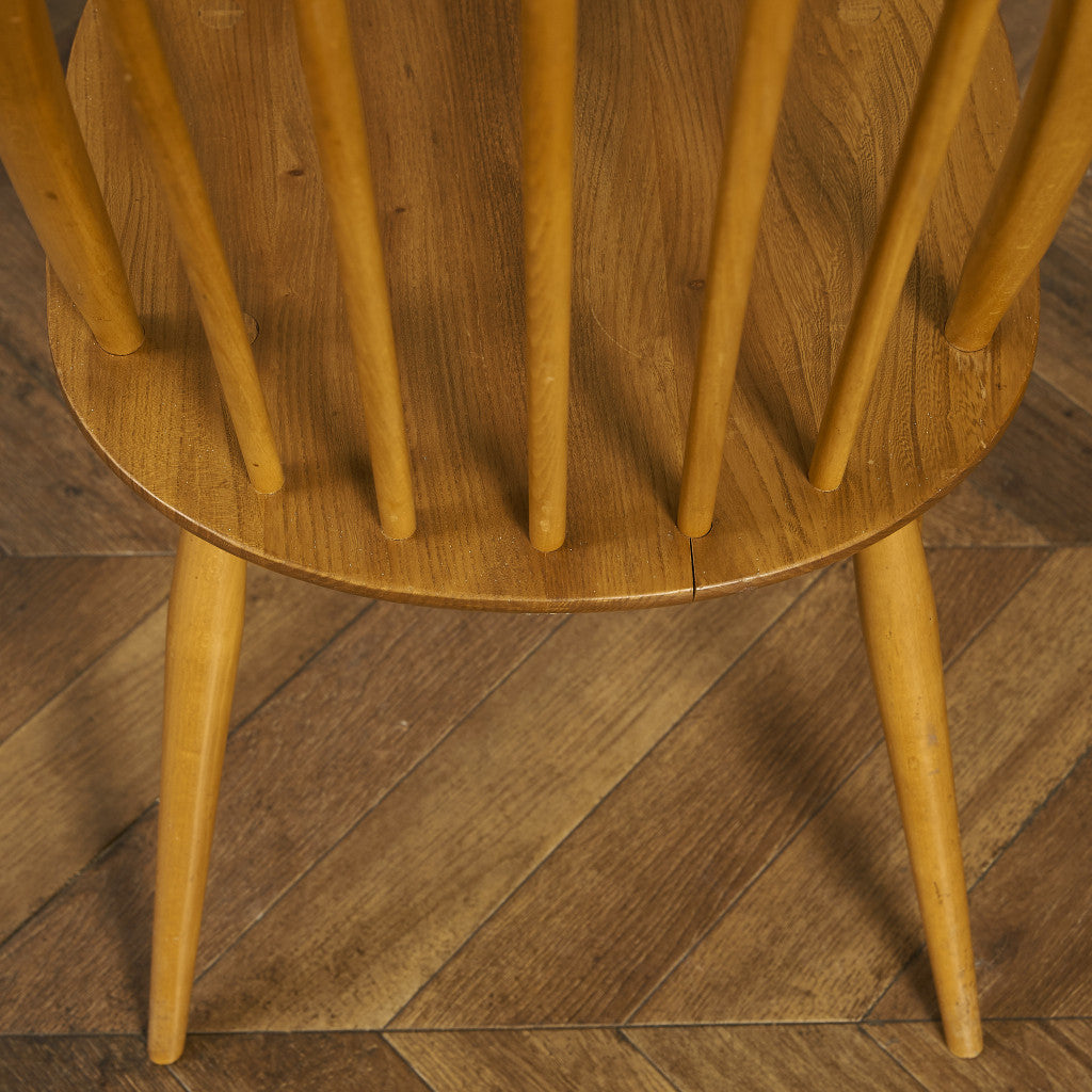 アーコール ERCOL クエーカーチェア ブルーラベル #84072 – camori