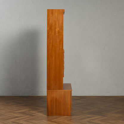 英国 ヴィンテージ ウォールユニット 本棚