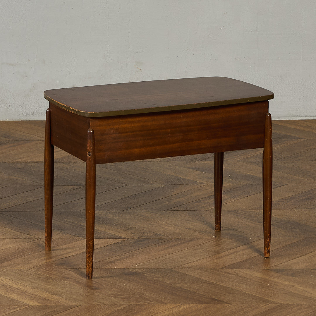 英国 ヴィンテージ ソーイングボックス サイドテーブル