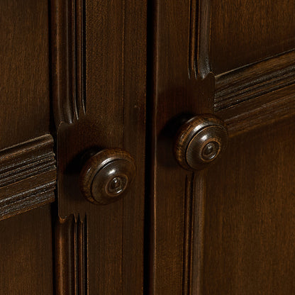 Old Colonial Mural レコード キャビネット  ラウンドゴールドラベル