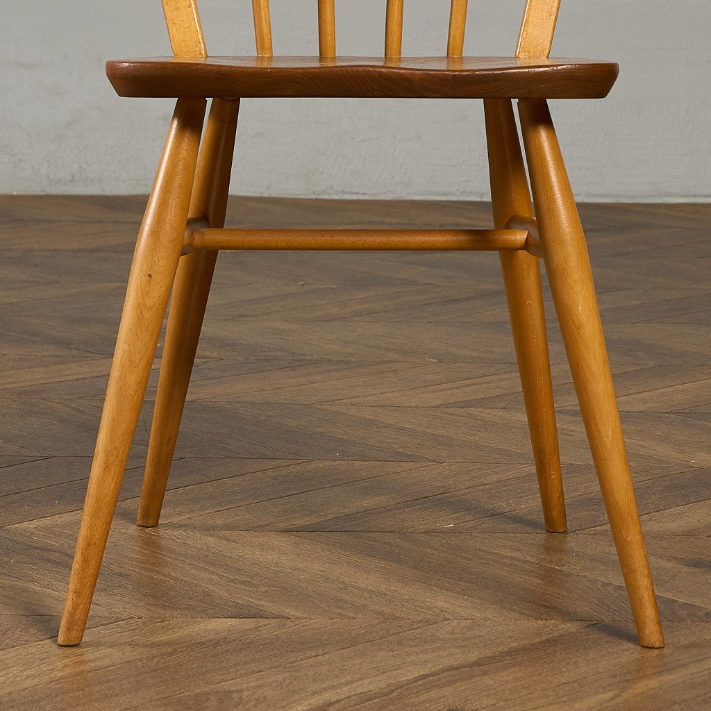 アーコール ERCOL ヴィンテージ 4本 スポーク フープバックチェア ラウンドゴールドラベル #89772