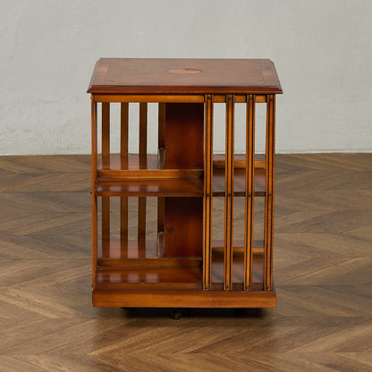 英国 クラシック リボルビング ブックケース