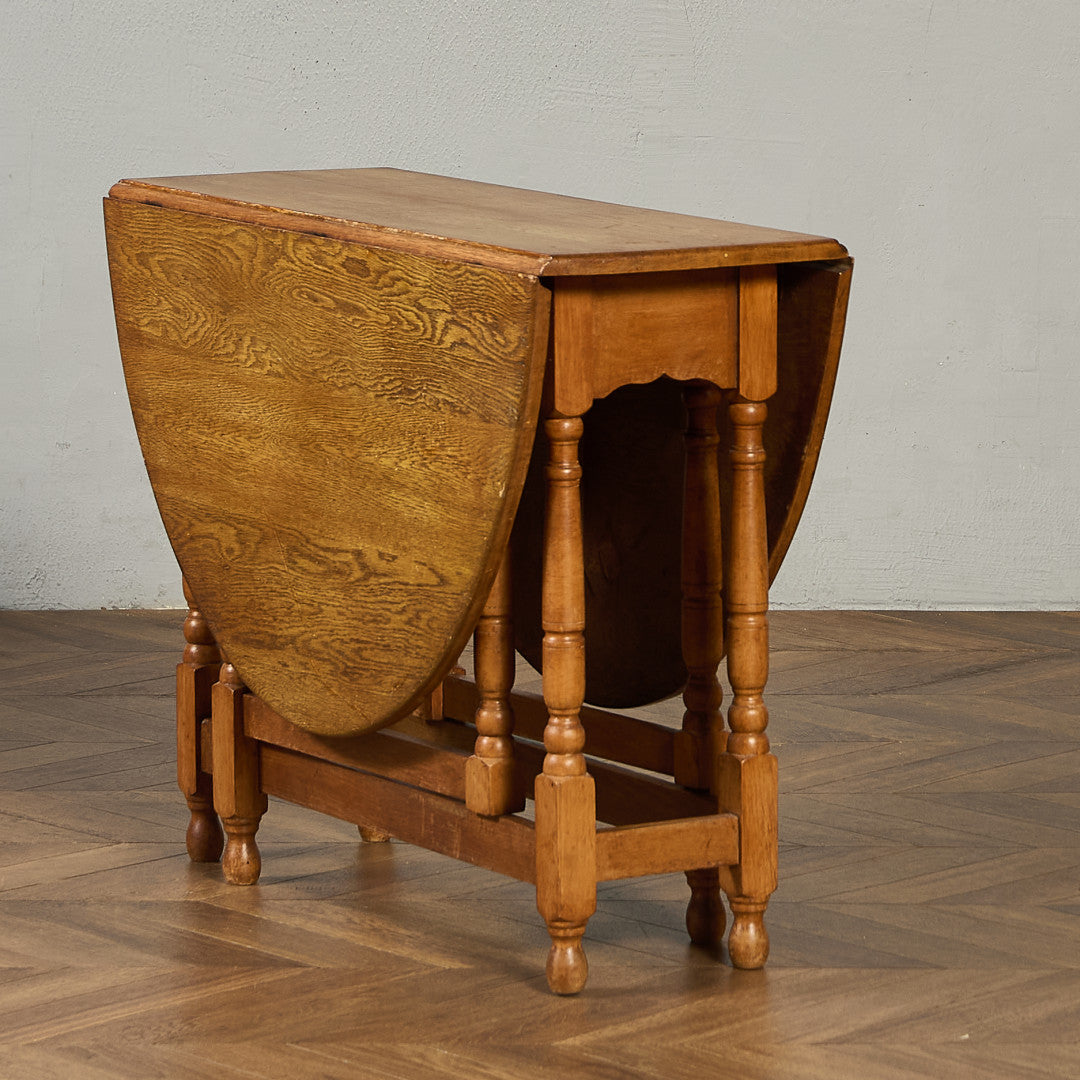 英国 クラシック ドロップリーフ ゲートレッグテーブル