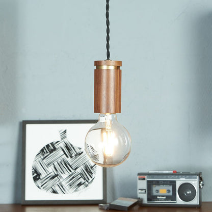 LED Nude i pendant lamp / Walnut