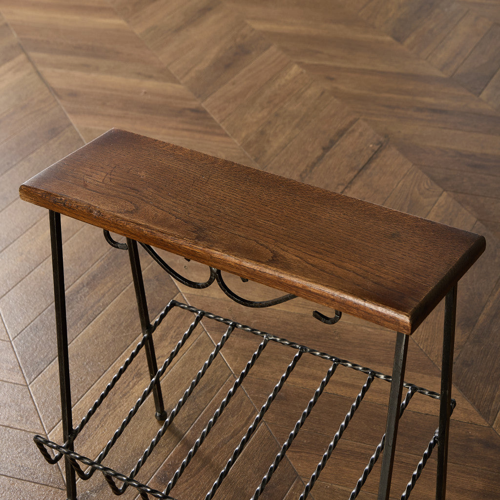 英国 ヴィンテージ マガジンラック