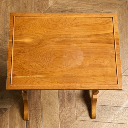 英国 クラシック イチイ ネストテーブル #95461