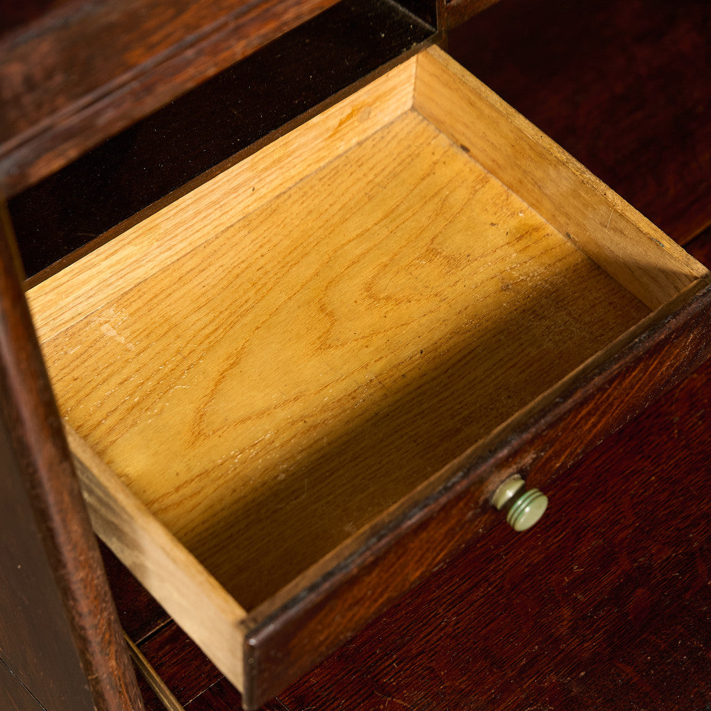 英国 クラシック スタッキング ビューロー ブックケース