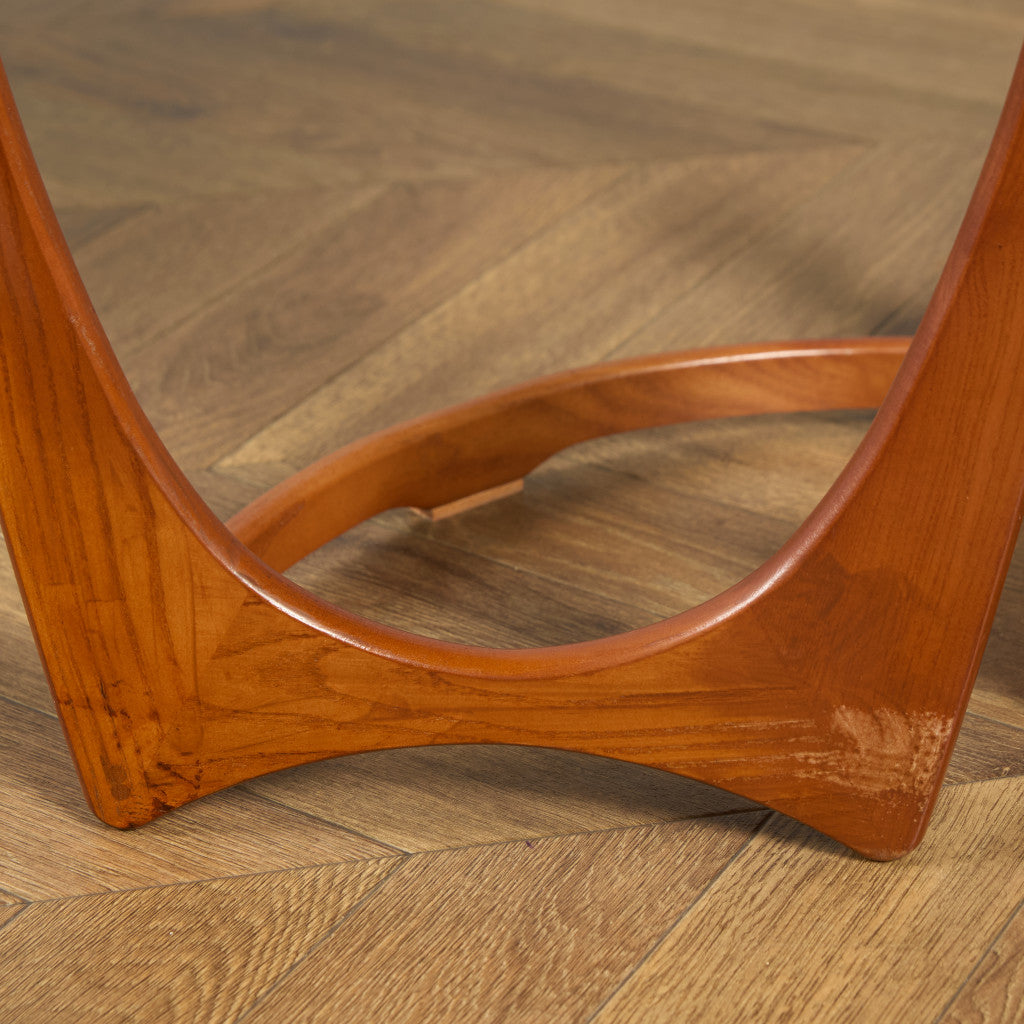 ヴィンテージ ガラストップ ネスト コーヒーテーブル