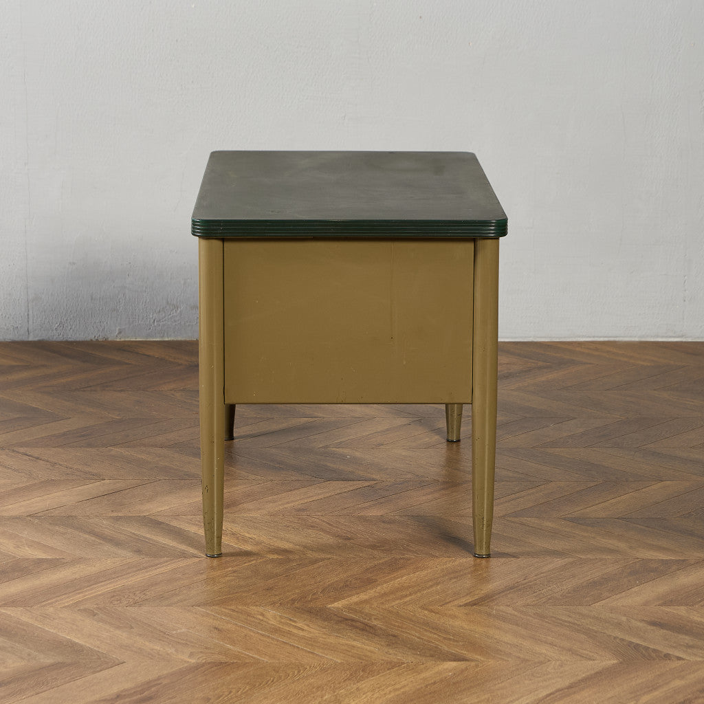 ベルギー ヴィンテージ 片袖 デスク