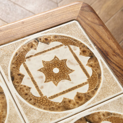 タイルトップ コーヒーテーブル