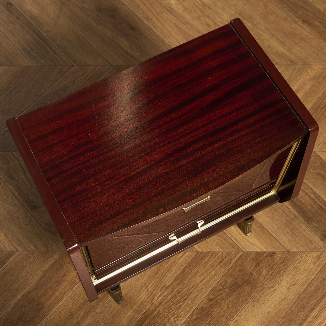 英国 ヴィンテージ ベッドサイド キャビネット