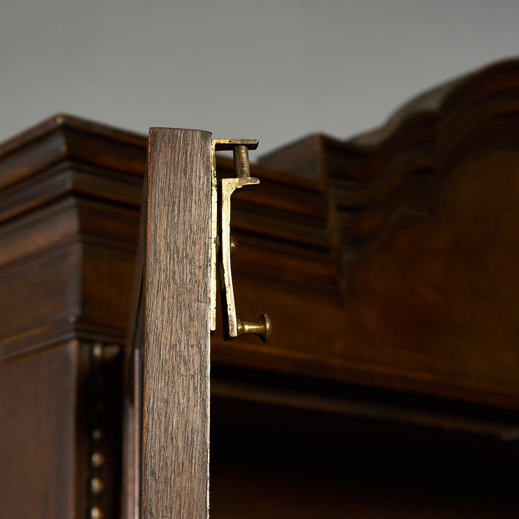 英国 アンティーク ビューロー ブックケース