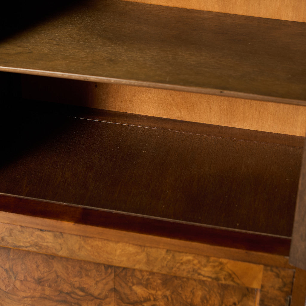 英国 クラシック ウォールナット ブックケース