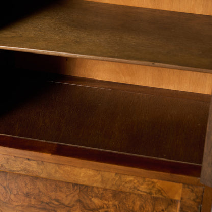 英国 クラシック ウォールナット ブックケース