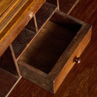 英国 クラシック ビューロー ブックケース デスク