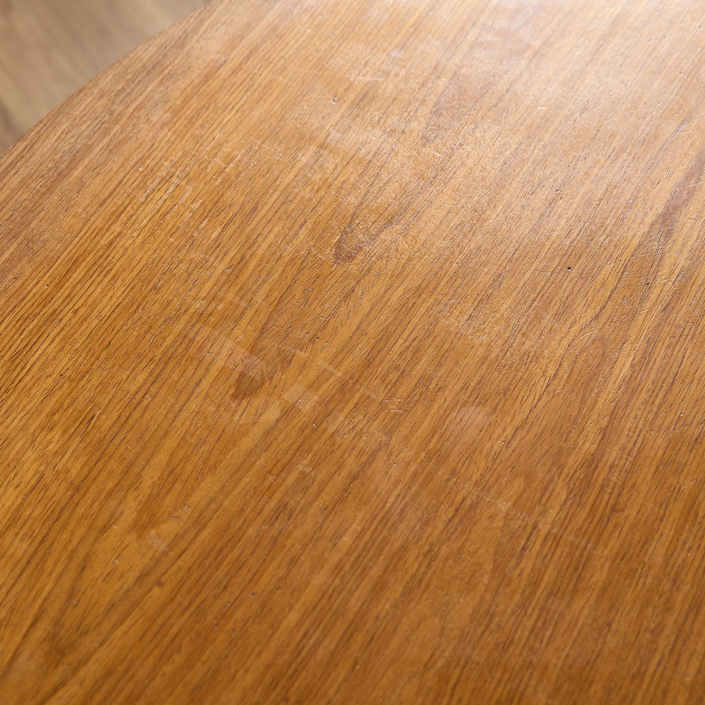 英国 ヴィンテージ エクステンション ラウンド ダイニングテーブル