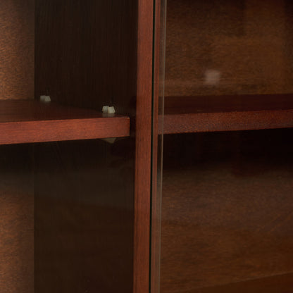 英国 ヴィンテージ ガラス キャビネット