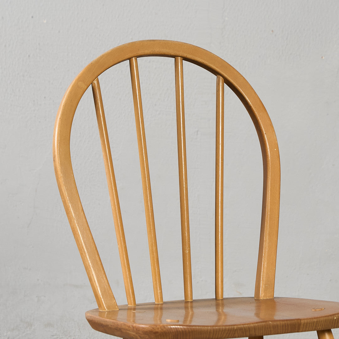 アーコール ERCOL 4本 スポーク フープバックチェア ラウンドゴールドラベル #97224