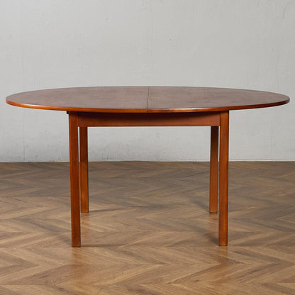 英国 ヴィンテージ オーバル ロング ダイニングテーブル #94160