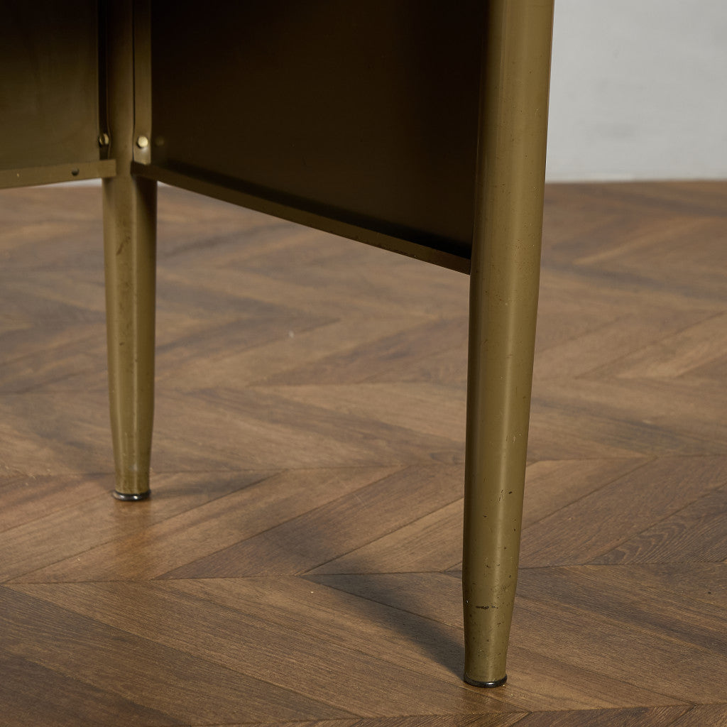 ベルギー ヴィンテージ 片袖 デスク