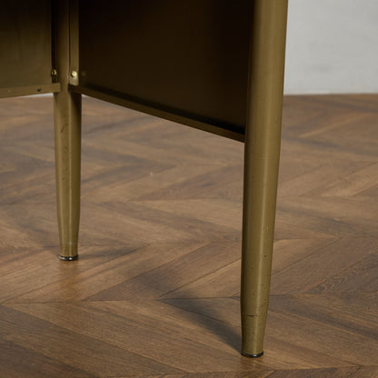 ベルギー ヴィンテージ 片袖 デスク