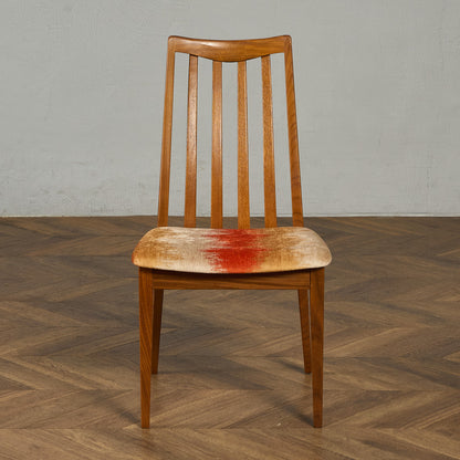 スラットバックチェア 座面張替え済み