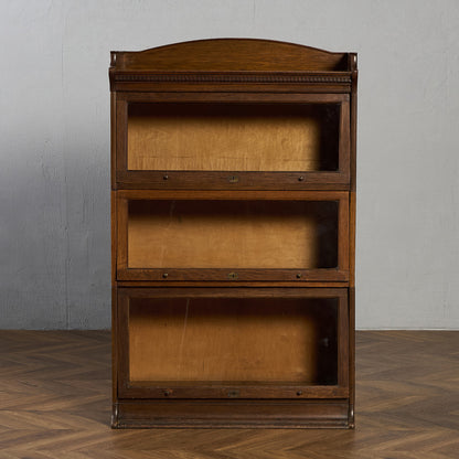 英国 アンティーク 3段 スタッキング ブックケース