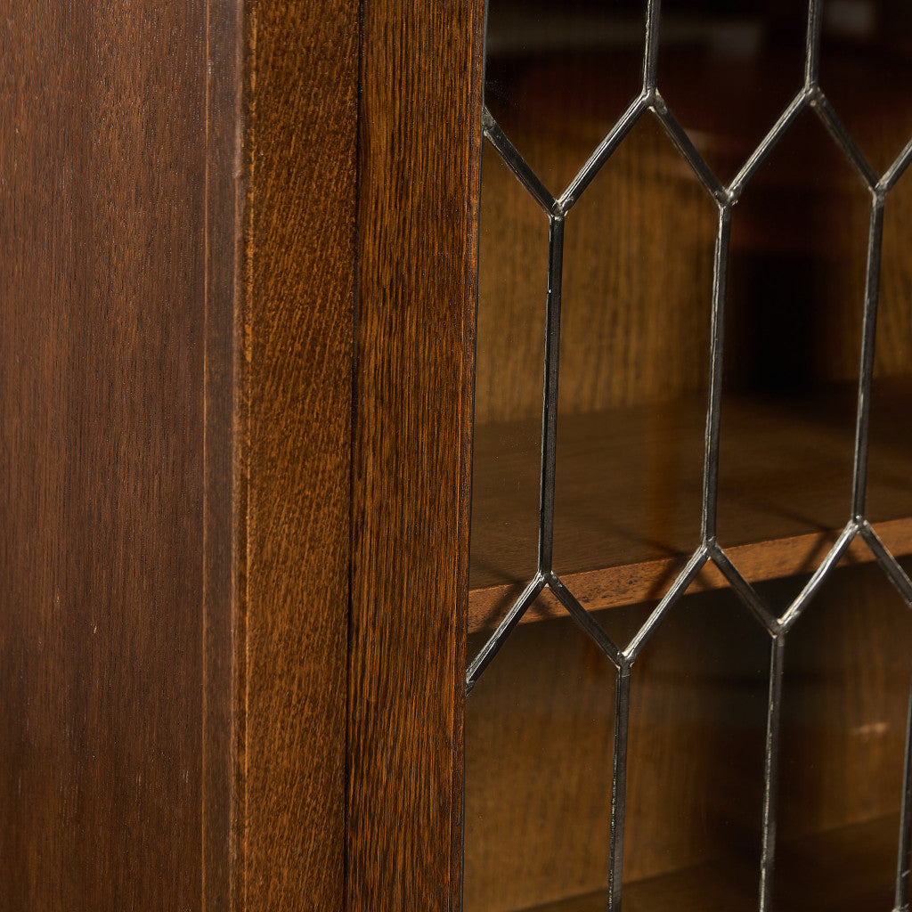 英国 クラシック オーク材 ブックケース